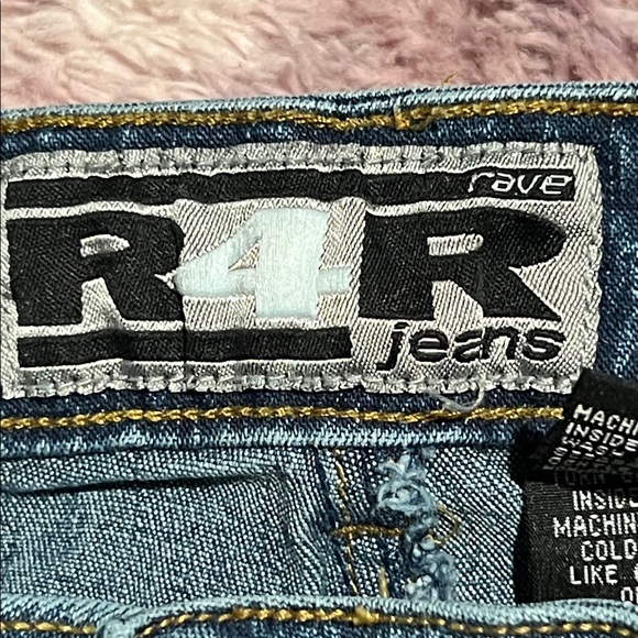 Y2K Rave R4R Low Rise Jeans - Picture 11 of 16